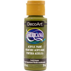 DecoArt Americana Acrylics - Groene Kleuren (Greens) 59ml - DA408 Lush Green