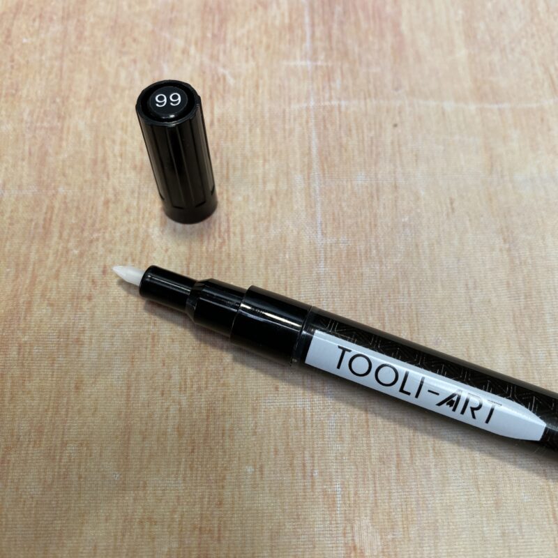 TOOLI-ART Acrylverfstift ZWART Extra Fijne punt - 1 stuk