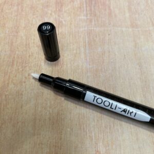 TOOLI-ART Acrylverfstift ZWART Extra Fijne punt - 1 stuk
