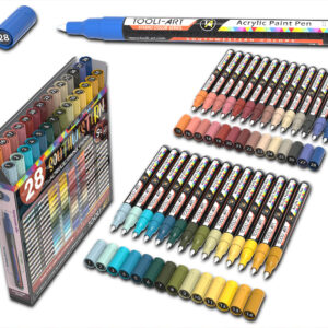 TOOLI-ART Acrylverfstiften 28 Southwestern (Extra Fijne 0.7 punt)