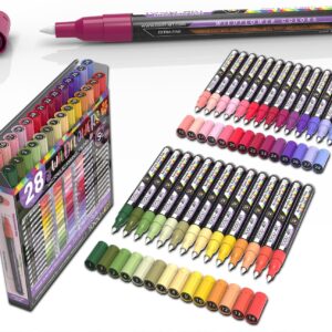 TOOLI-ART 28 Acrylverfstiften Wildflower (Extra Fijne 0.7 punt)