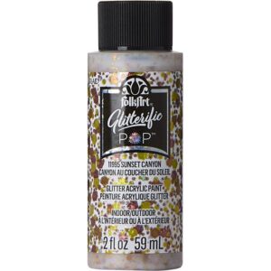 Folkart Glitterific Pop Sunset Canyon
