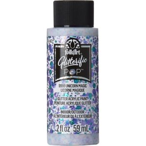 Folkart Glitterific Pop Unicorn Magic