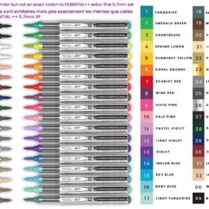 TOOLI-ART 36 Essential Colors Flexible Brush Tip - Afbeelding 8